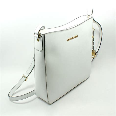 white crossbody bag michael kors|Michael Kors Crossbody thick strap.